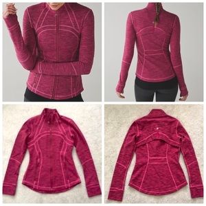 Lululemon Define Jacket - Raspberry.  Like New!